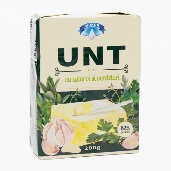 Unt cu usturoi și verdețuri 82% grăsime 200g