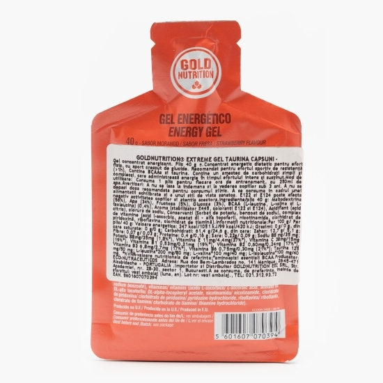 Extreme gel taurină și aromă căpșuni 40g