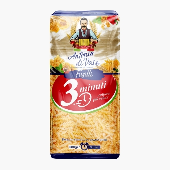 Paste Fusilli grâu dur 3 minute 500g