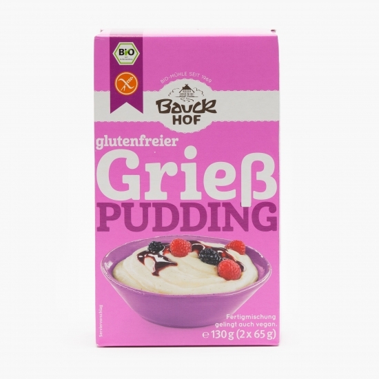 Preparat pentru budincă de griș, fără gluten, eco 2x65g