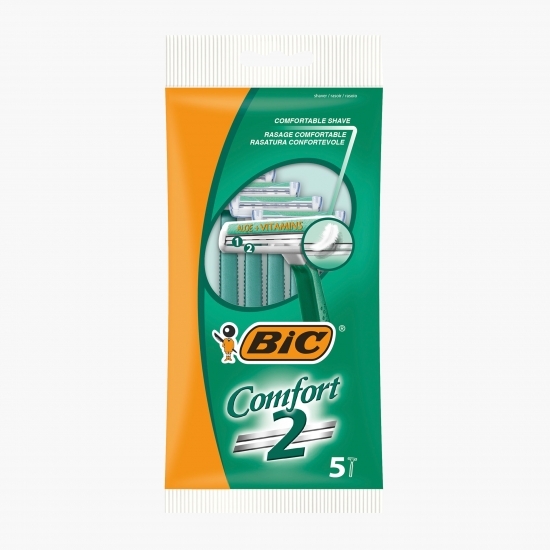 Aparat de ras Comfort 2 lame, 5 buc