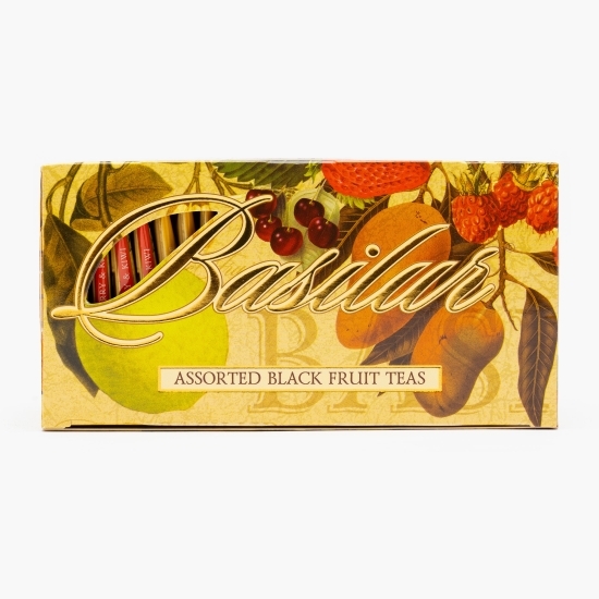 Ceai negru cu fructe asortat Magic Fruits, 25 plicuri