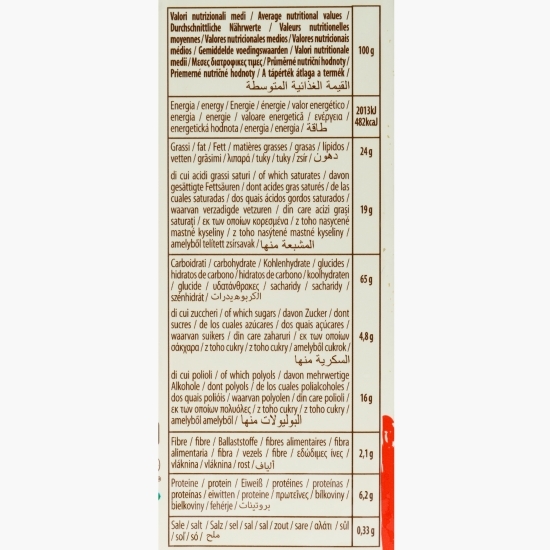 Napolitane cu cremă de alune, fără zahăr adăugat 175g