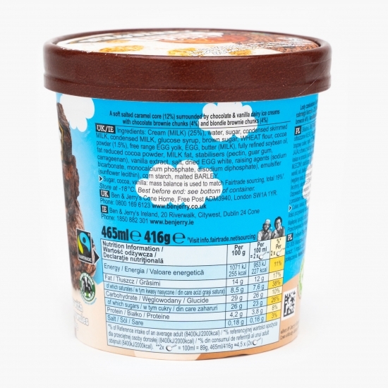 Înghețată Blondie Brownie Core 416g