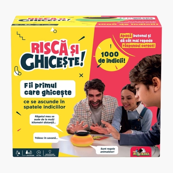 Joc interactiv - Riscă și ghicește, +6 ani
