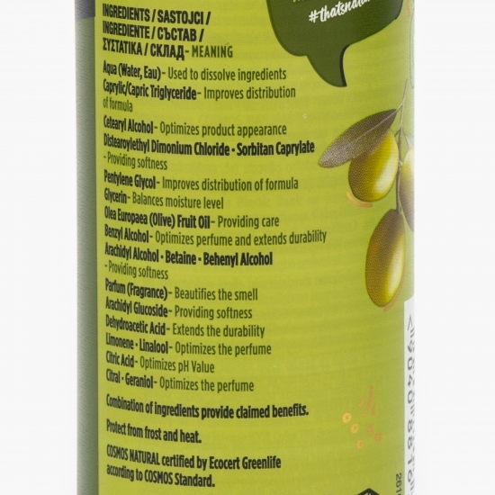 Balsam spray pentru păr cu ulei de măsline 200ml