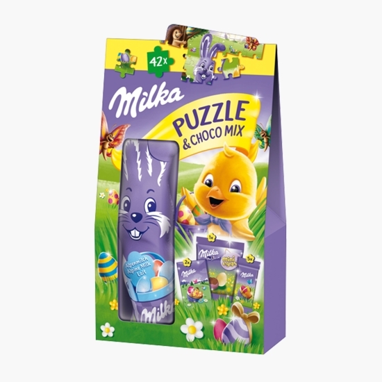 Mix ciocolată și puzzle Paște 124g