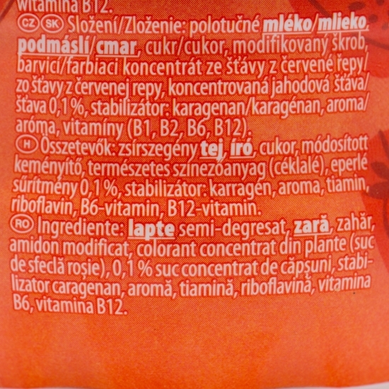 Băutură lactată cu gust de căpșuni și cheesecake, 1.4% grăsime, 400g