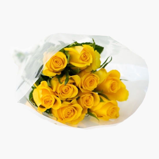 Buchet mixt 9 trandafiri, diverse culori