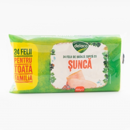 Brânză topită cu șuncă 400g