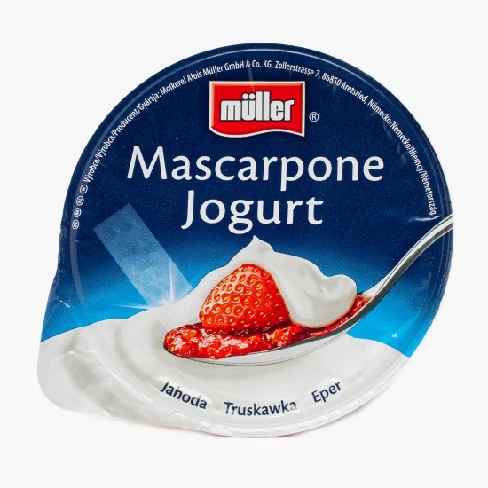 Iaurt cu mascarpone și căpșuni 130g