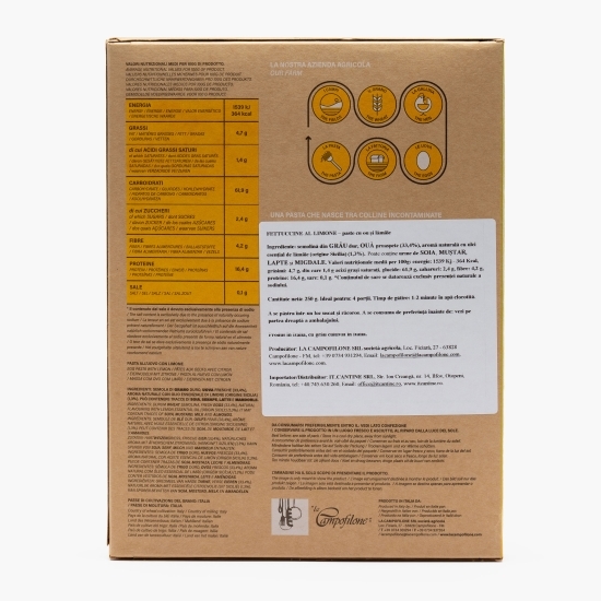 Paste Fettuccine al limone 250g