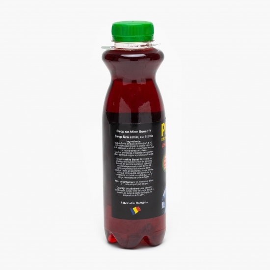 Sirop cu afine Boost fit fără zahăr 0.5l