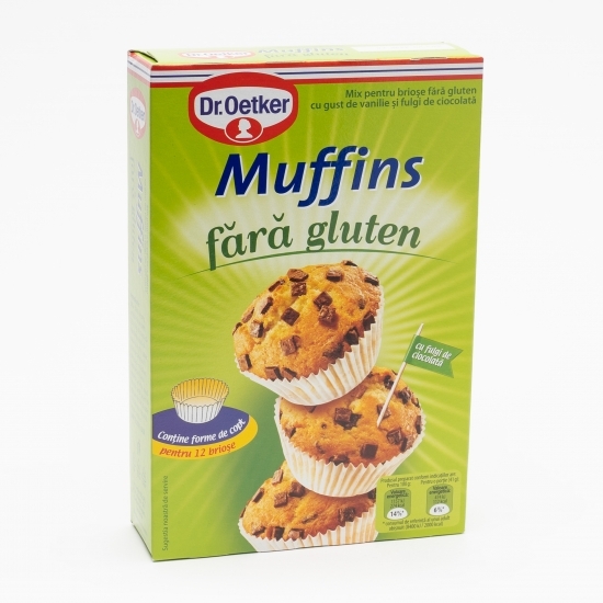 Mix pentru brioșe fără gluten, Muffins cu gust de vanilie și fulgi de ciocolată 320g