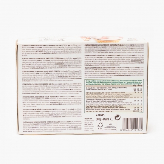 Înghețată cu caju și cireșe, fără gluten 4 buc, 472ml