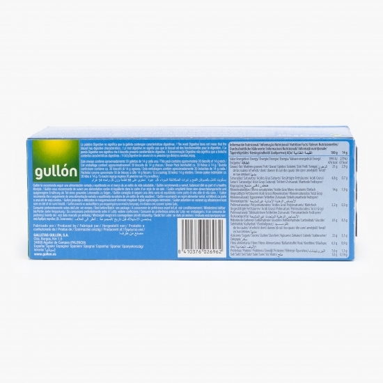 Biscuiți digestivi cu chipsuri de ciocolată neagră 425g