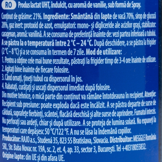 Frișcă spray UHT 250g