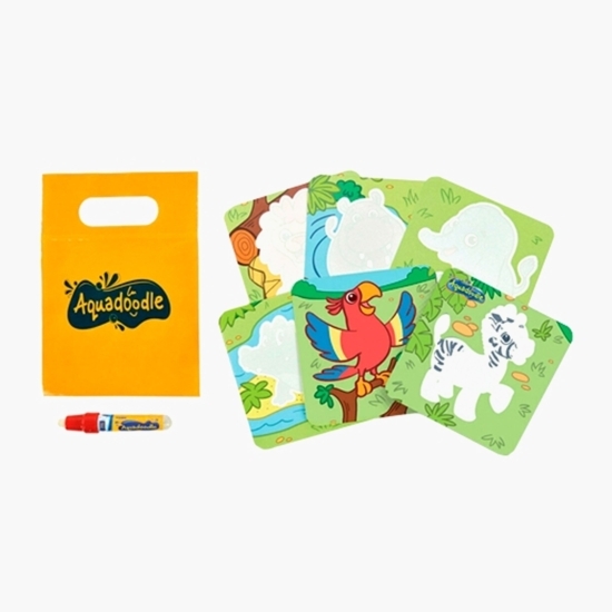 Set desen cu apă mini covorașe asortate Zoo, 18+ luni