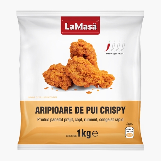 Aripioare crispy ușor picante de pui 1kg