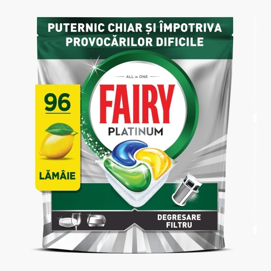 Detergent capsule pentru mașina de spălat vase Platinum All-in-One, 96 spălări
