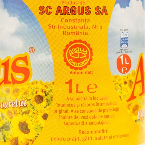 Ulei îmbuteliat din floarea-soarelui 1l