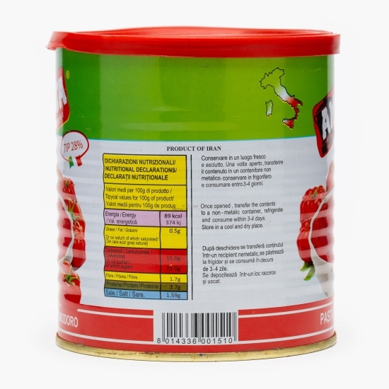 Pastă de tomate 28-30%, 800g