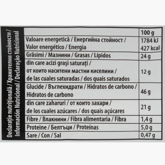 Croissant cu umplutură de vanilie & căpșuni Double Max 80g