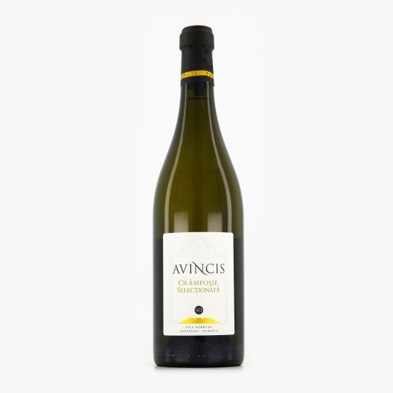 Vin alb sec Crâmpoșie Selecționată, 13%, 0.75l