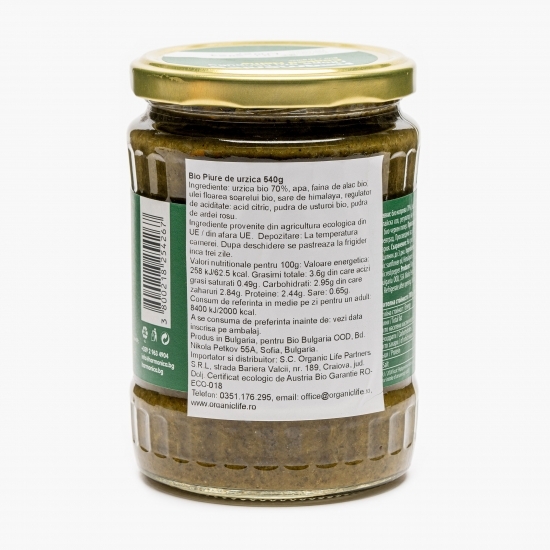 Piure de urzică eco 540g