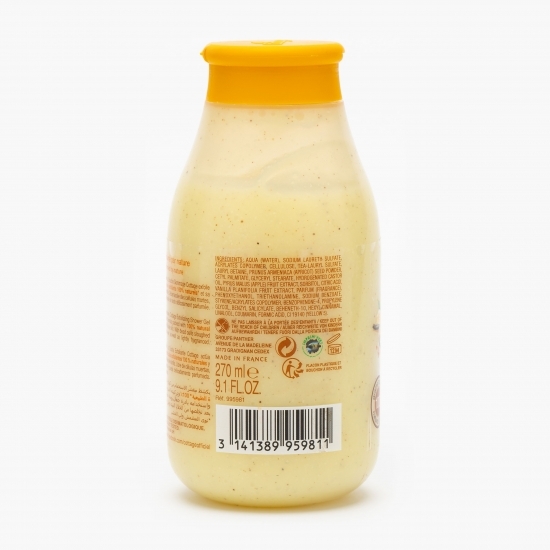 Gel de duș exfoliant vanilie 270ml
