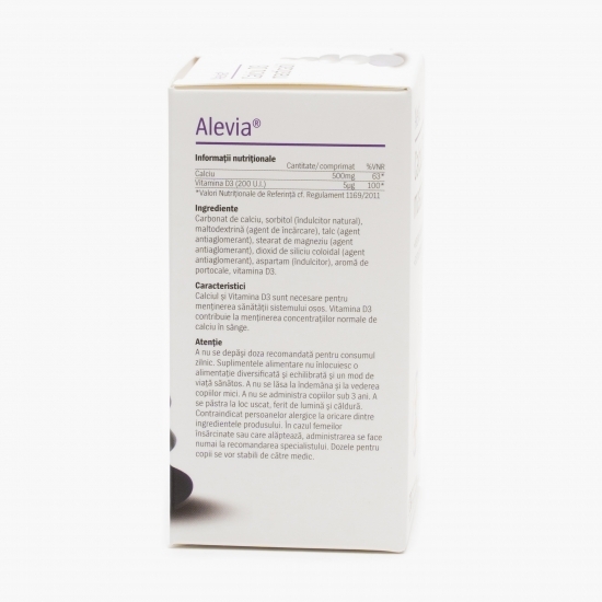 Calciu D3 masticabil 30 comprimate