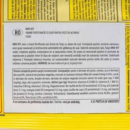 Hrană cu ouă pentru pești 12g