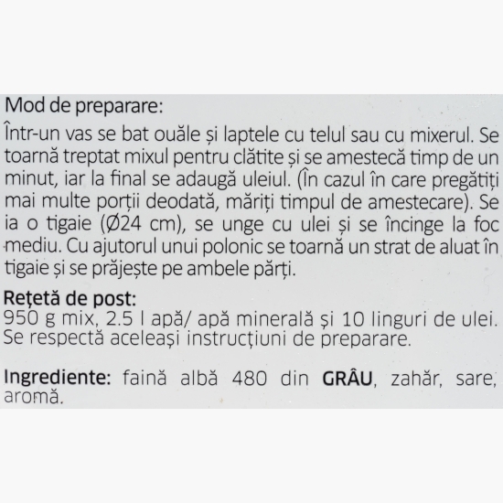 Mix pentru clătite Professional 950g