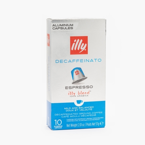 Decaffeinato Espresso, 10 băuturi, 57g, capsule cafea 