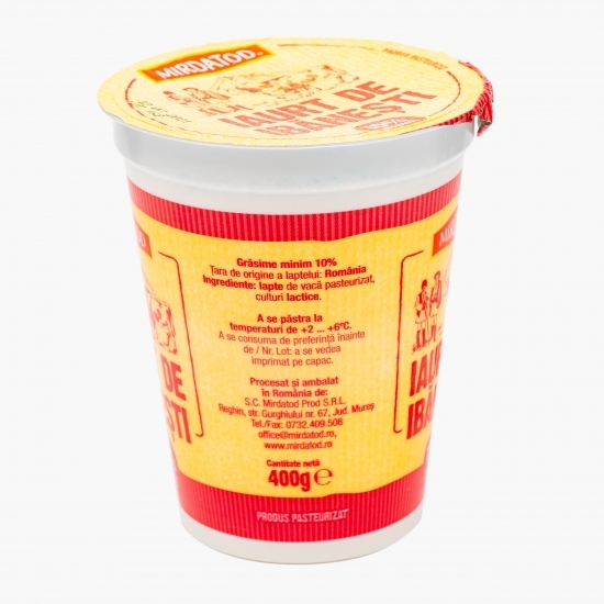 Iaurt de Ibănești, 10% grăsime, 400g