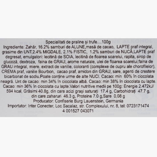 Selecție praline și trufe 100g