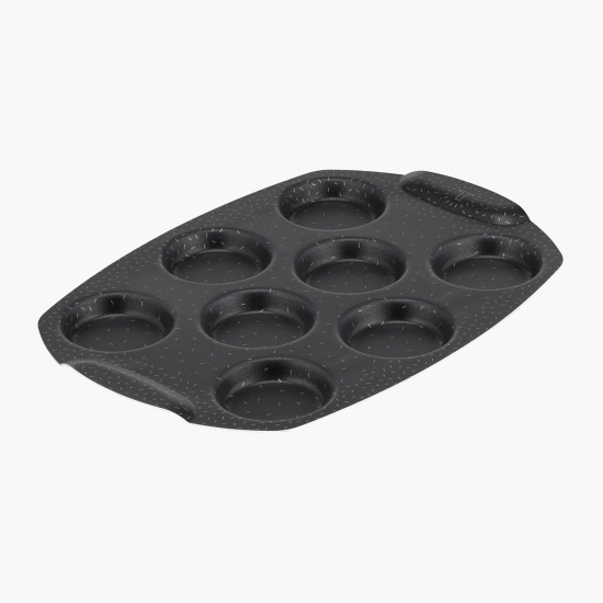 Formă de copt pentru Mini Quiche PerfectBake din aluminiu reciclat, 21x29cm, înveliș antiaderent