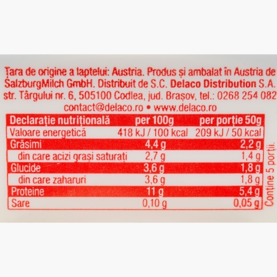 Brânză de vaci, 4.4% grăsime, 250g