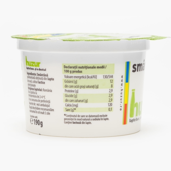 Smântână 12% grăsime 190g