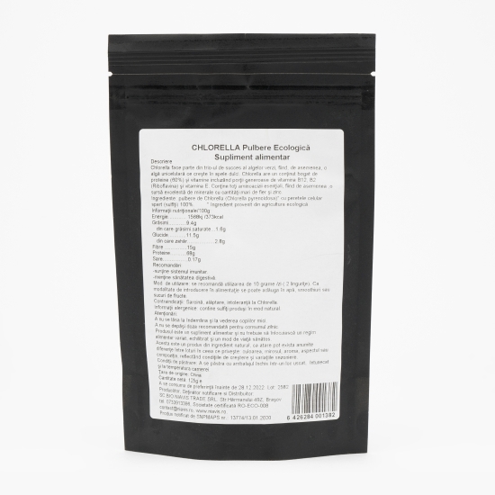 Chlorella pulbere ecologică 125g