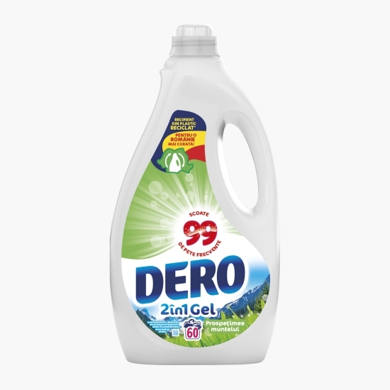 Detergent lichid 2în1 Prospețimea muntelui, 60 spălări, 3l