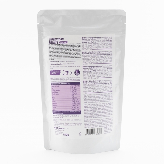 Pulbere acai 100% super vegan eco (pre și după efort) 150g