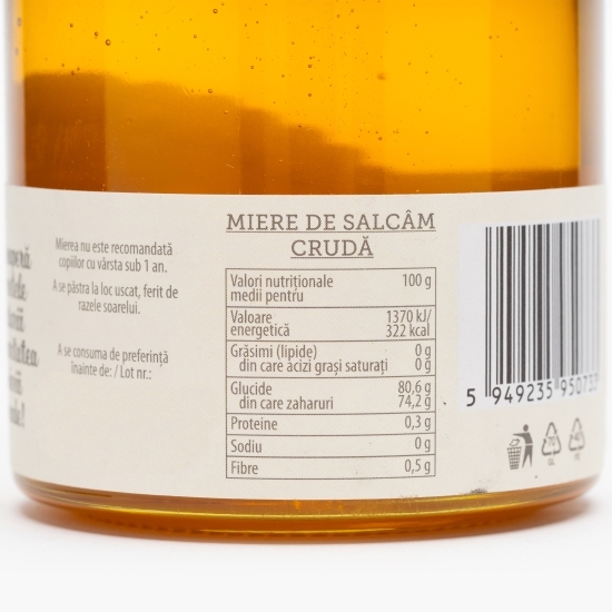 Miere de salcâm crudă 800g