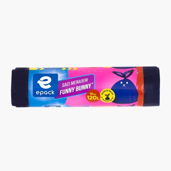 Saci menajeri Funny bunny 120l 10 buc