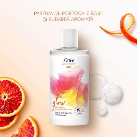 Gel de duș și baie Glow 400ml
