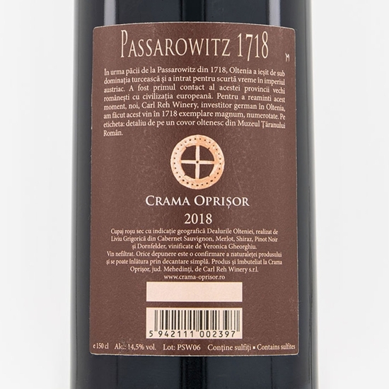 Vin roșu sec Passarowitz Magnum 1.5l