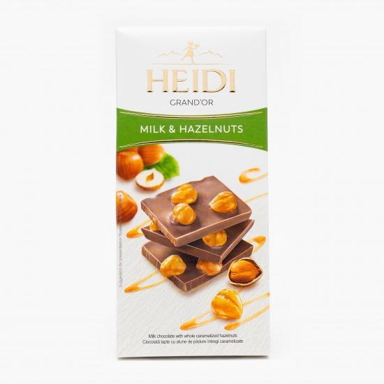 Ciocolată lapte cu alune de pădure 100g