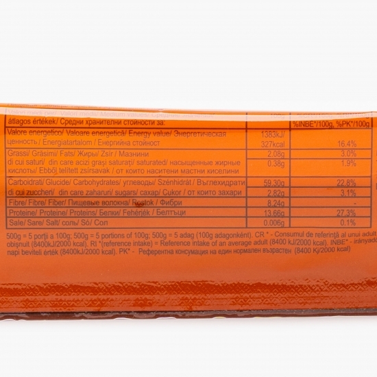 Paste Spaghetti integrale din grâu dur 500g