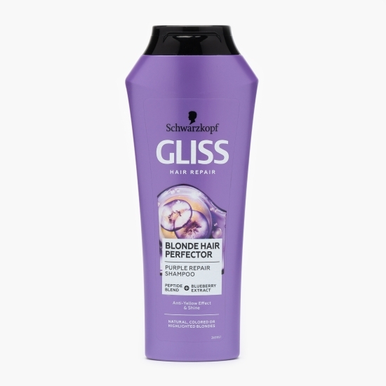 Șampon pentru păr natural, vopsit sau șuvițat blond, Blonde Hair Perfector 0.25l