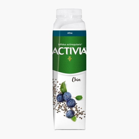 Iaurt de băut cu afine și semințe de chia 320g